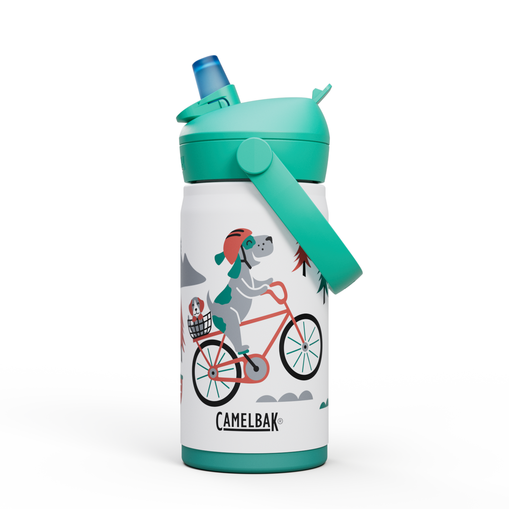 CamelBak Thrive™ Flip Straw Kids 12 oz Bottle, Insulated Stainless Steel