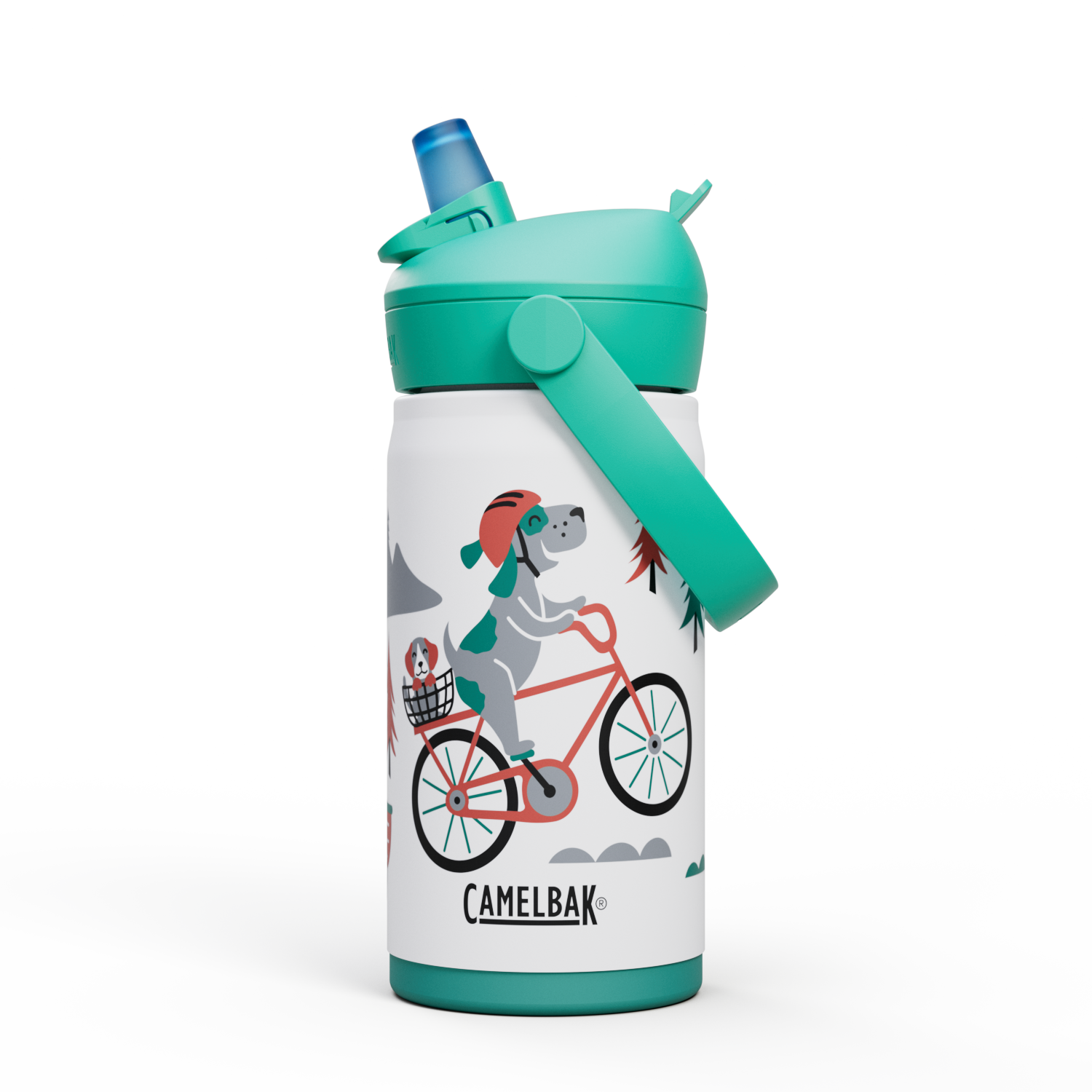 CamelBak Thrive™ Flip Straw Kids 12 oz Bottle, Insulated Stainless Steel