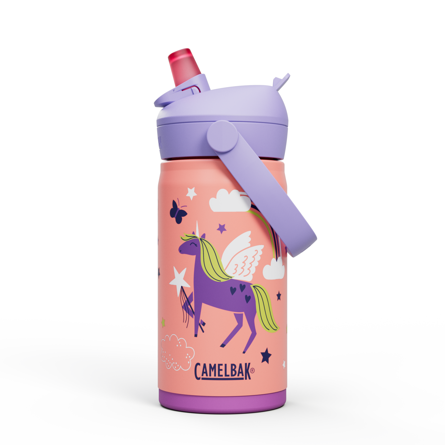 CamelBak Thrive™ Flip Straw Kids 12 oz Bottle, Insulated Stainless Steel