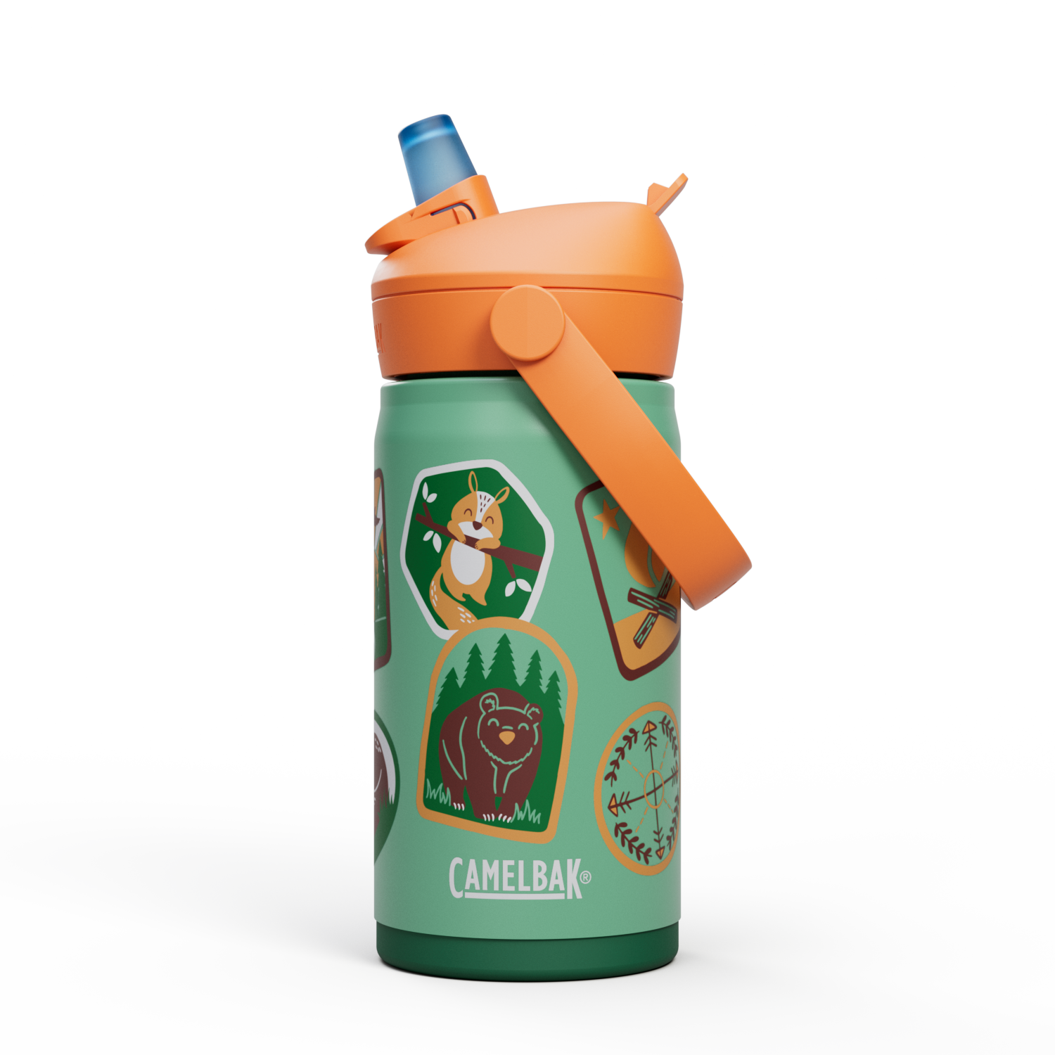 CamelBak Thrive™ Flip Straw Kids 12 oz Bottle, Insulated Stainless Steel