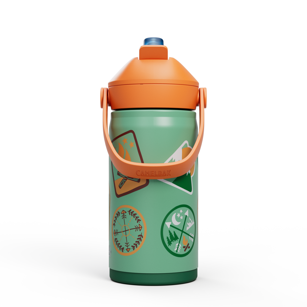 CamelBak Thrive™ Flip Straw Kids 12 oz Bottle, Insulated Stainless Steel