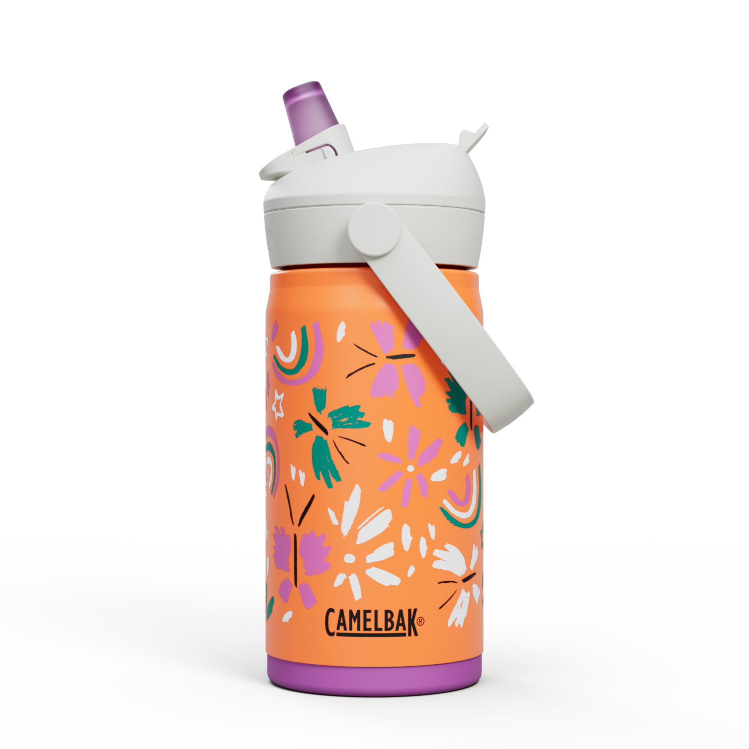 CamelBak Thrive™ Flip Straw Kids 12 oz Bottle, Insulated Stainless Steel
